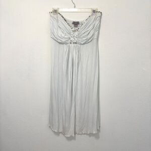 Peppermint Bay Womens Strapless Dress Large